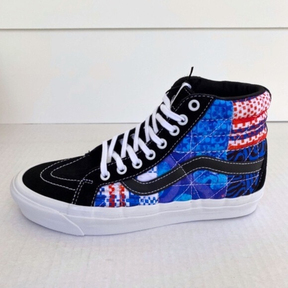 NEW Sandy Liang Vans Spongebob Sk8-Hi 38 DX Shoes Patchwork 8.5 Women / 7 Men - Picture 3 of 16